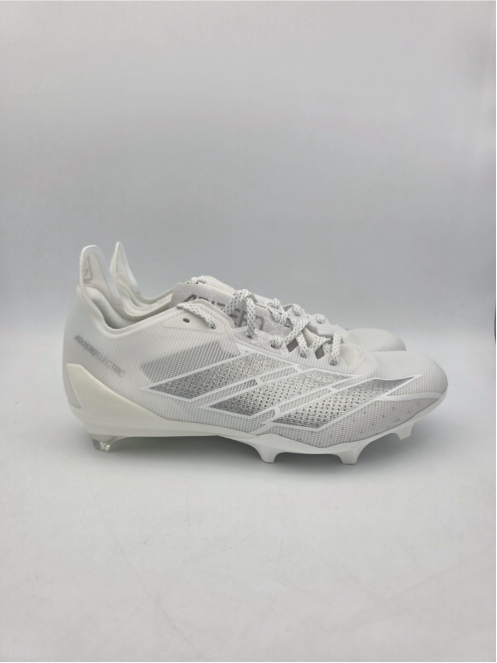 Adidas Adizero Electric Football Cleats Men's White Silver Shoes IE6286 Sz 8.5